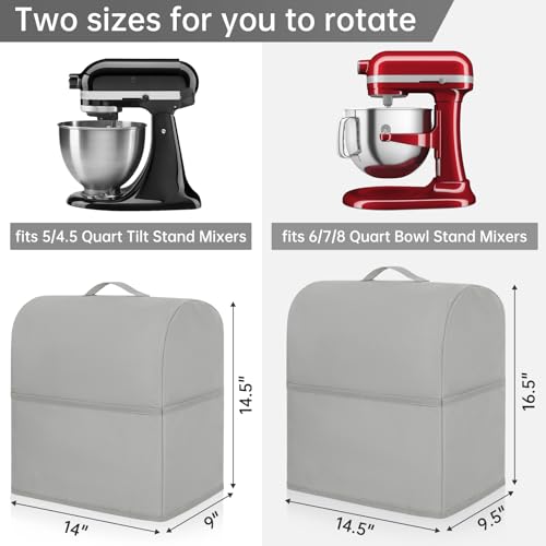 Dust Cover for Kitchenaid Stand Mixer - Water-Resistant with Pockets