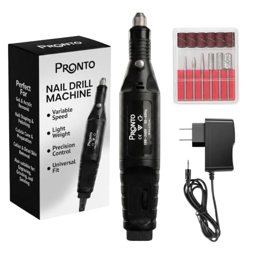 Pronto Corded Electric Nail Drill Machine Kit for Acrylic & Gel Nails