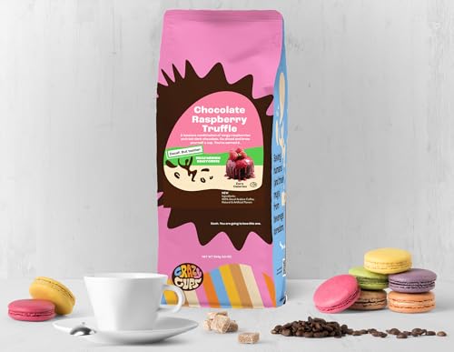 Crazy Cups Decaf Chocolate Raspberry Ground Coffee, 10 oz