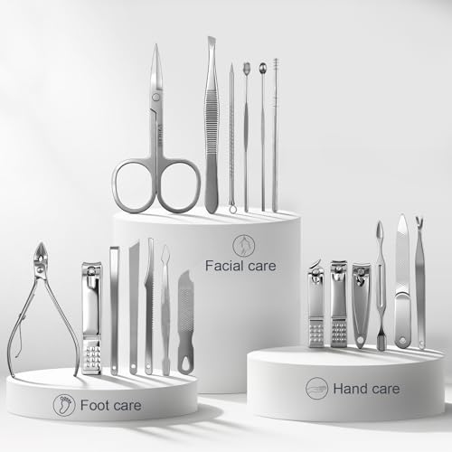 All-in-One Nail Clipper Set & Travel Manicure Kit for Men & Women