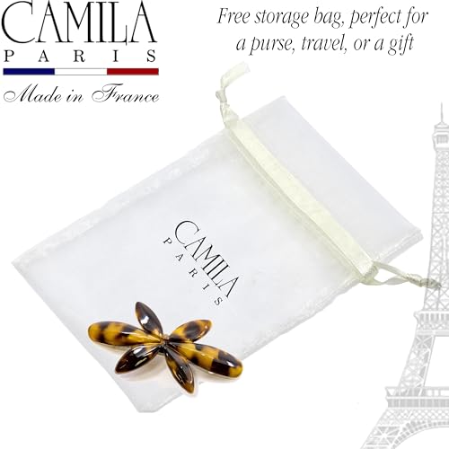 Camila Paris Tokyo Flower Hair Barrette Clip for Girls - Strong Hold