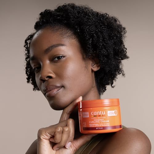 Cantu Coconut Curling Cream for Natural Hair - 12 oz (Pack of 2)