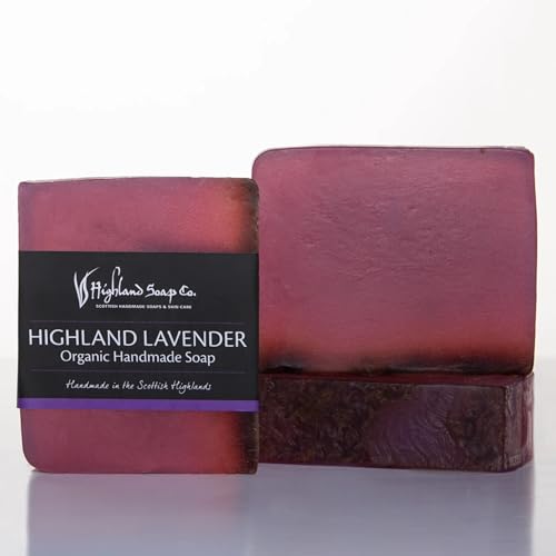 Highland Soap Co. Handmade Organic Lavender Bar Soap, 5.3oz