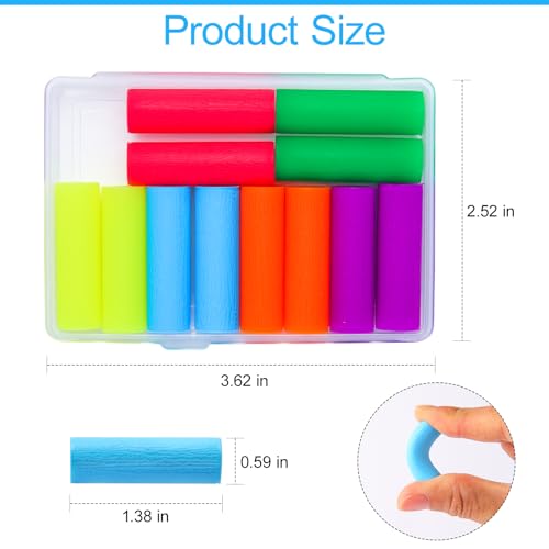 12PCS Soft Silicone Aligner Chew for Invisalign with Case