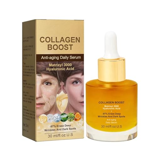 Collagen Boost Anti-Aging Serum, Peptide Anti-Wrinkle Face Serum For