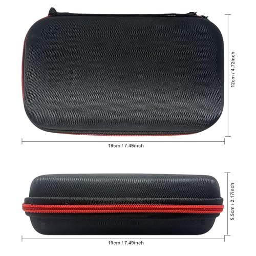 LinMei Travel Shaver Case for QP2724/90, QP2834/70 & More – Red+Black Hard Carrying Case