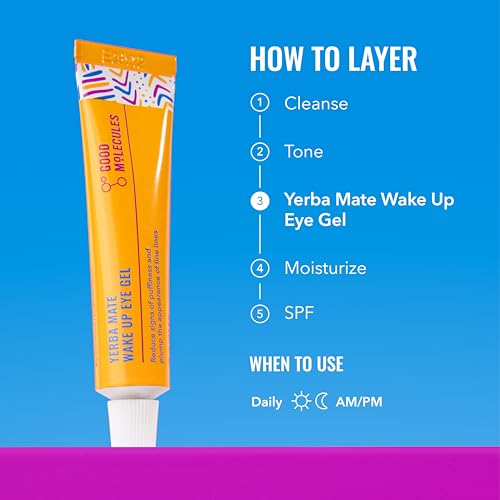 Good Molecules Yerba Mate Eye Gel – 30ml Hydrating Under Eye Treatment