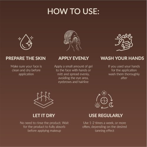Lirene Perfect Tan Caramel Gradual Self-Tanning Face Gel, 75ml