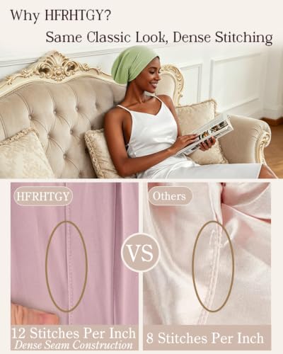 Adjustable Satin Lined Sleep Bonnet – Modal Outer Layer Unisex Hair Cap