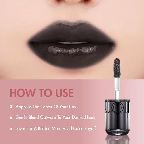 rom&nd The Juicy Lasting Tint Mini - Hydrating Glossy Lip Tint in Blackberry