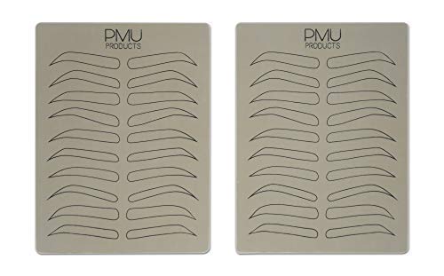 Cosmopolitan Pack Double-Sided Microblading Practice Skin - Realistic Hairstroke, No Ink Needed (Black - 5) by PMU PRODUCTS