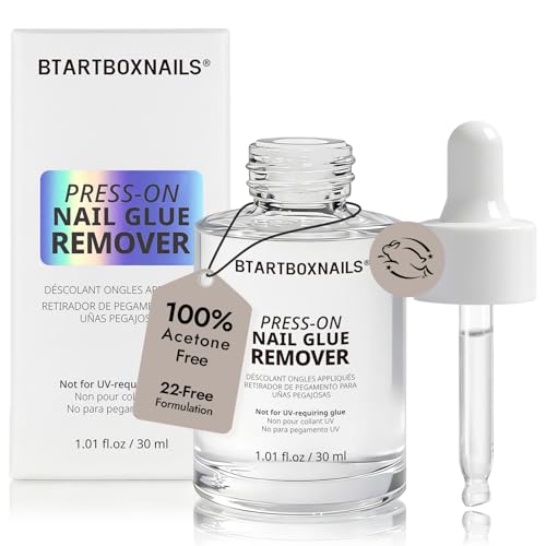 BTArtboxnails Acetone-Free Nail Glue Remover Serum, 30ml
