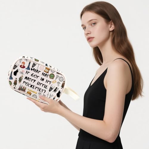 Fantasy Movie Quote Makeup Bag - Waterproof Travel Toiletry Organizer