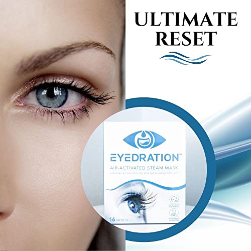 Eyedration Air-Activated Disposable Steam Eye Mask - Doctor Designed Heat