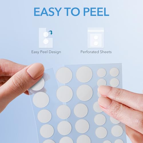 QUSTERE Hydrocolloid Pimple Patches - 282 Count in 3 Shapes