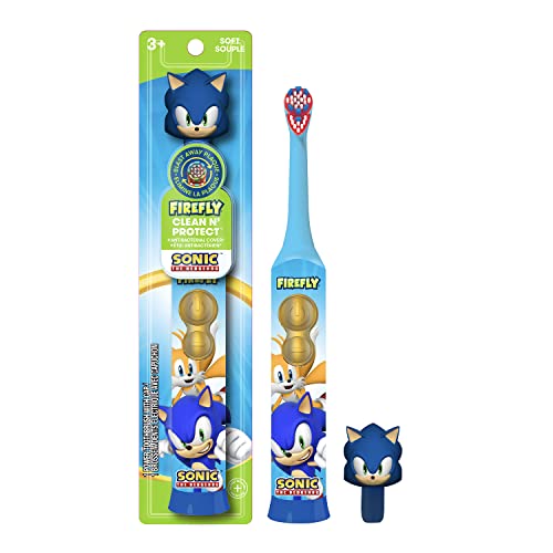 FIREFLY Kids Battery-Powered Toothbrush with 3D Hygienic Character Cover