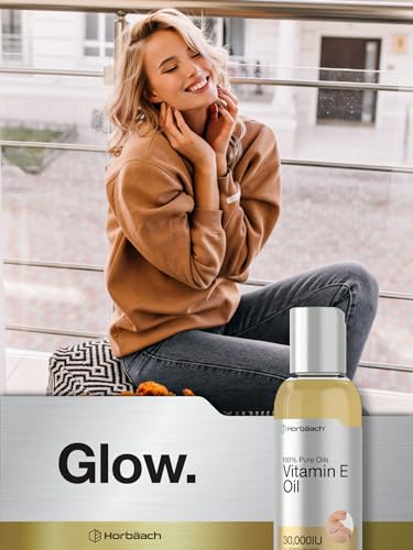 Vitamin E Oil for Skin and Face - 4 fl oz, 100% Pure Horbäach