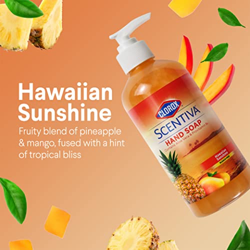 Clorox Scentiva Liquid Hand Soap - Hawaiian Sunshine, 14 Fl Oz