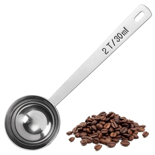 U-Taste 2 Tablespoon Coffee Scoop - Long Handle Stainless Steel