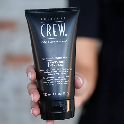 American Crew Men's Precision Shave Gel - Non-Foaming, 5.1 fl oz