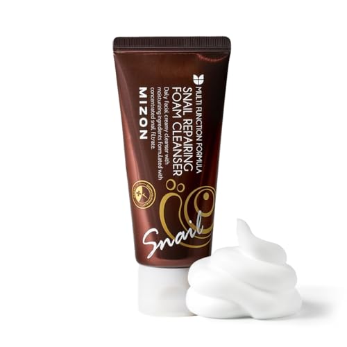 MIZON Snail Repairing Foam Cleanser - Gentle Pore & Sebum Face Wash