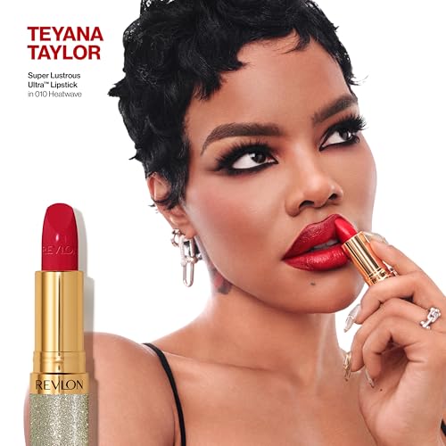 Revlon Super Lustrous Lipstick Fireside 009 - Moisturizing Full Coverage Lip Color