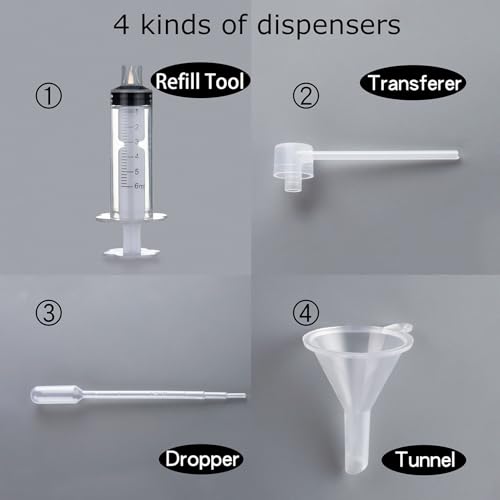 30Pcs 5ml Refillable Glass Perfume Atomizer Bottles - Travel Mini Sprayer