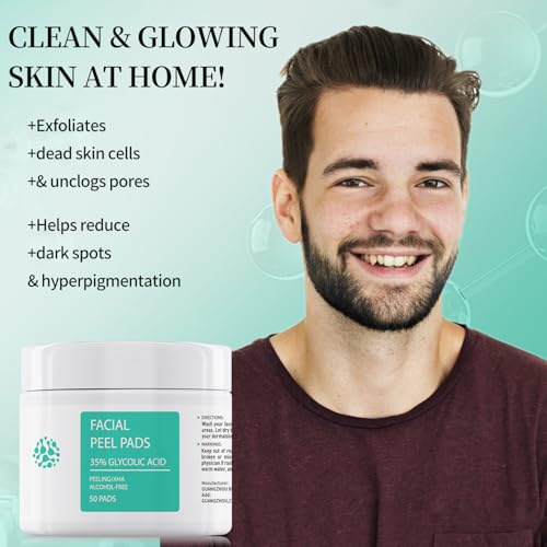 YAFUSIPE 35% Glycolic Acid Exfoliating Pads for Anti-Aging & Acne