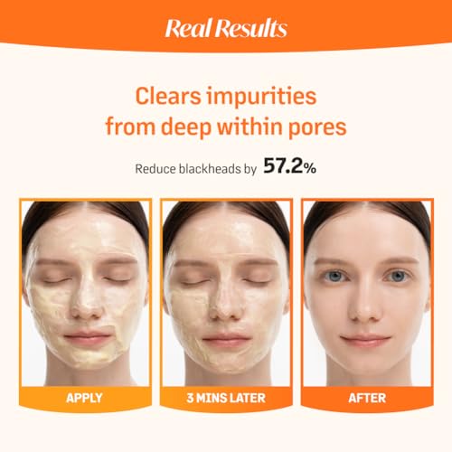 SAEKDONG SEOUL Pumpkintinol 2-in-1 Pore Cleanser & Bouncy Face Mask, 4.05 oz