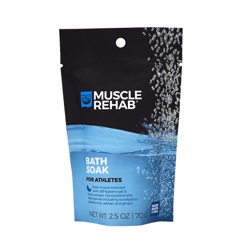 Muscle Rehab Epsom Salt Bath Soak with Arnica & Magnesium - 5 Travel Packets