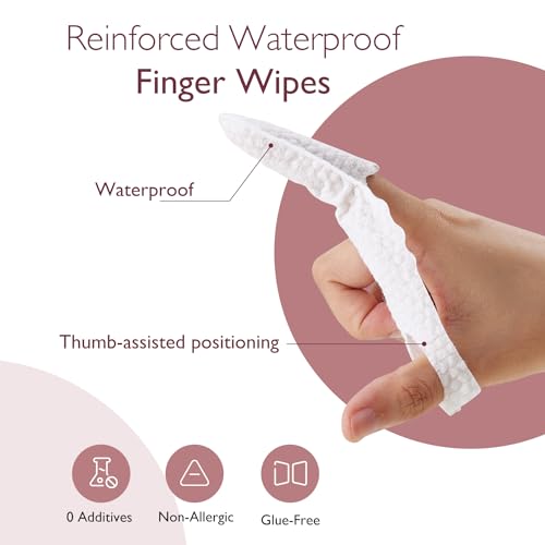 Momcozy Baby Finger Toothbrush and Oral Cleaner Wipes, 30 Count