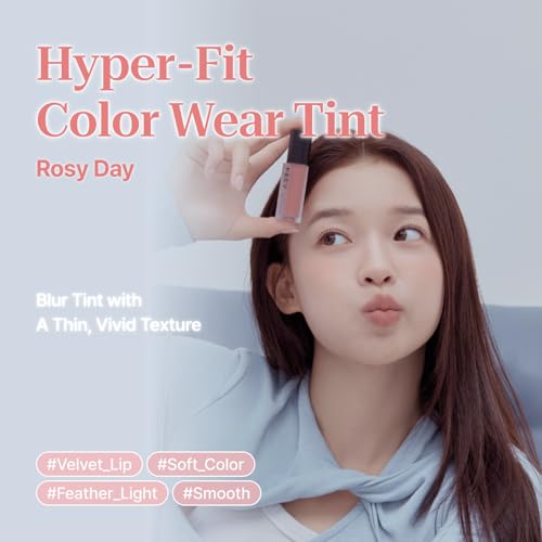 Feev Color Wear Matte Lip Stain - Rosy Day, Long Lasting Velvet Tint