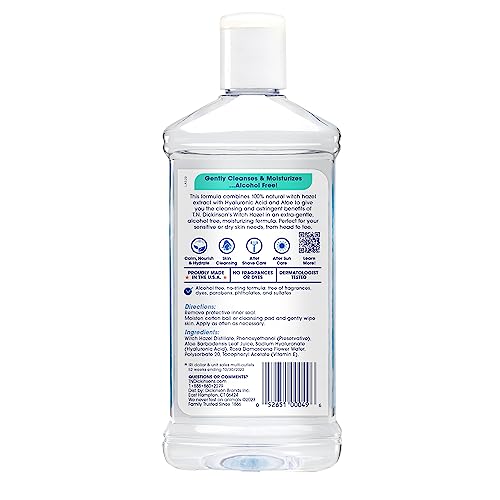 T.N. Dickinson's Alcohol-Free Witch Hazel Moisturizing Astringent - 16 Fl Oz (Pack of 2)