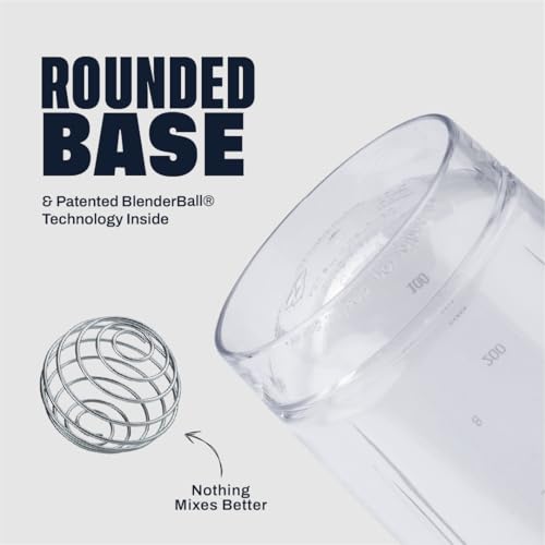BlenderBottle Sport Tritan Shaker Bottle 24 oz - Grey Insulated