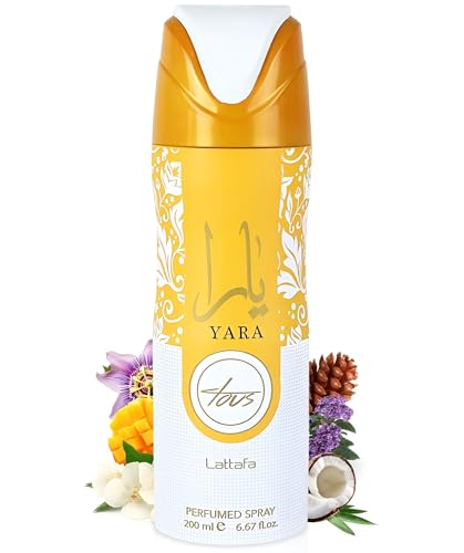 Lattafa Yara Tous Fruity Tropical Perfumed Deodorant Spray 6.67oz / 200ml