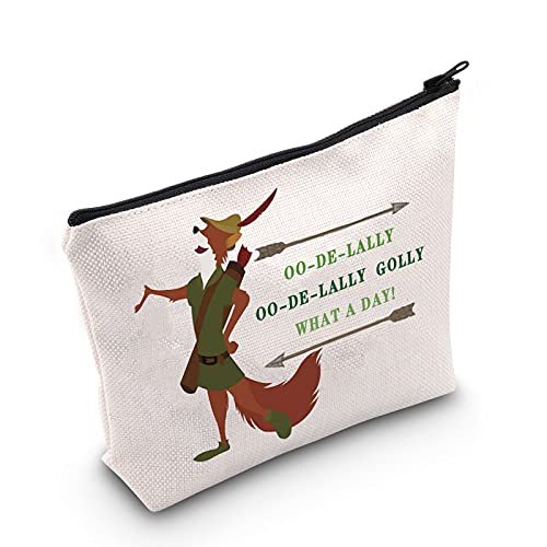 LEVLO Fox Makeup Bag - Oo-De-Lally Zipper Pouch for Fans