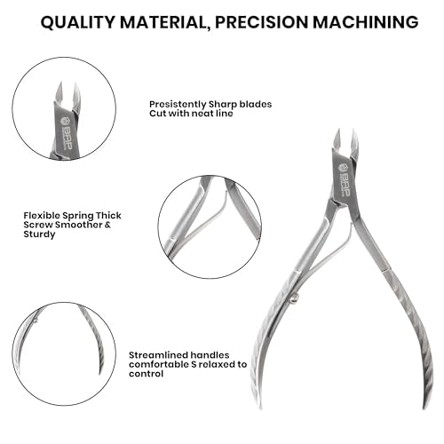 Professional Stainless Steel Cuticle Nipper – Precision Nail Care Tool