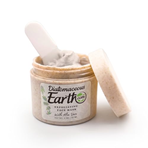 Diatomaceous Earth Exfoliating Face Mask – Firming & Detoxifying Treatment