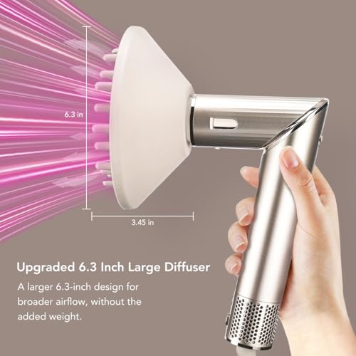 TOSAGE Extra Large 6.3-Inch Diffuser Attachment for Shark FlexStyle