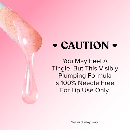 Too Faced Lip Injection Lip Plumper | Hydrating Lip Gloss for Fuller-Looking Lips | Original, Maximum Plump, Cooling Gloss & Plumping Click Formulas
