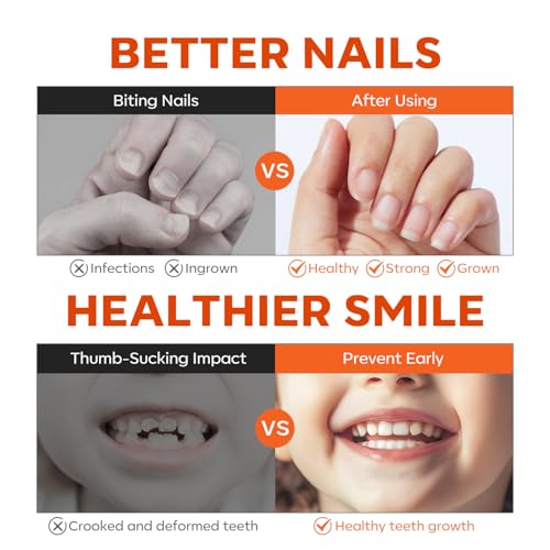 modelones Nail Biting Prevention for Kids - Bitter Thumb Sucking Deterrent - Quick Dry No Bite Nail Polish Pen - Stop Biting for Adults - Nail Repair & Care - Safe & Effective Solution For Age 1+