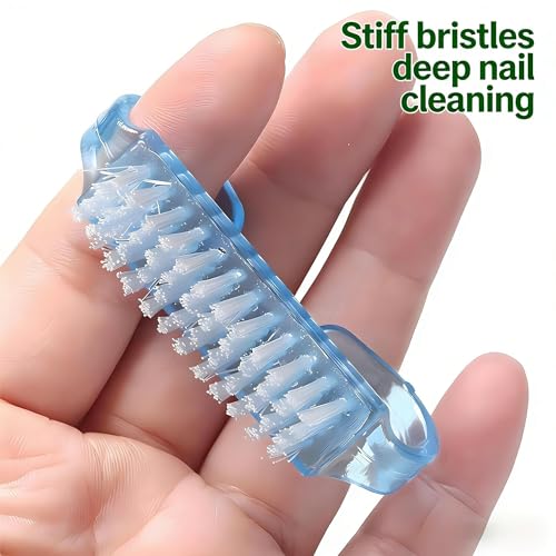 24-Pack Nail Brushes with Handle Grip for Effective Cleaning