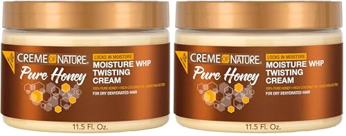 Creme of Nature Curl Cream with Honey & Coconut Oil for Curly Hair - Moisture & Frizz Control