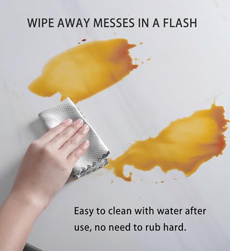 Microfiber Cleaning Cloths, 8 Pack - Streak Free & Lint Free