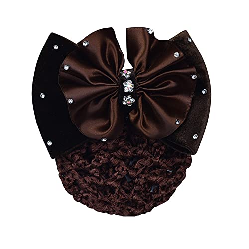 Women Hair Clips with Bows - Set of 4 Elegant Hair Accessories for Formal & Casual Styles