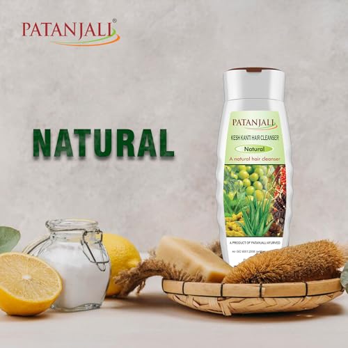 Patanjali Kesh Kanti Natural Hair Cleanser 200ml Pack of 2 – Herbal Hair Wash