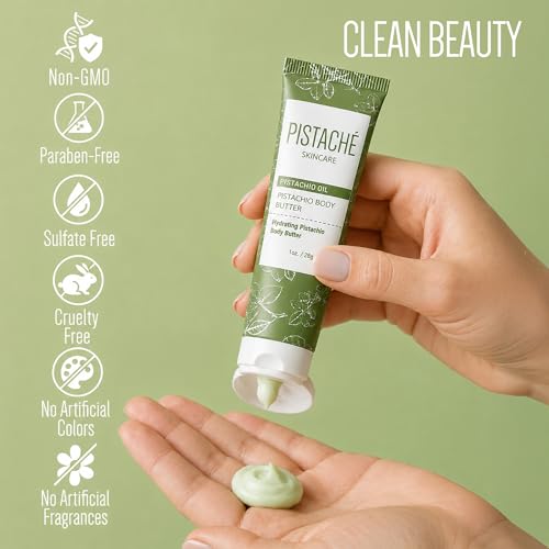 Pistachio Oil Body Butter Trio Travel Set | Pistaché Skincare Moisturizing Cream