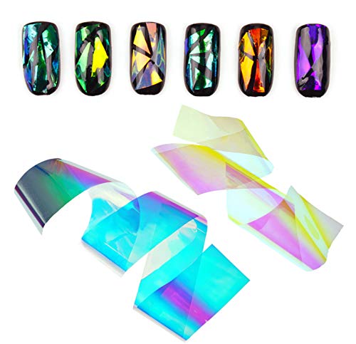 Beaute Galleria 24-Piece Holographic Nail Art Foil Set