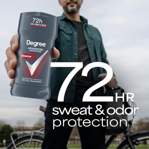 Degree Men Nonstop Antiperspirant Deodorant - 72-Hour Sweat Protection