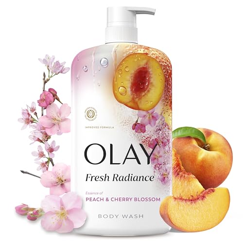 Olay Fresh Radiance Body Wash with Vitamin B3 - Peach & Cherry Blossom, 29 fl oz